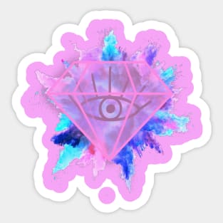 Diamond eyes Sticker